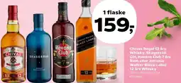 Kvickly Chivas Regal 12 års Whisky, Skagerrak Gin, Havana Club 7 års Rom eller Johnnie Walker Black Label 12 års Whisky tilbud
