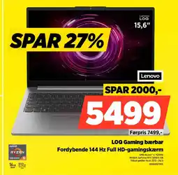 Power Lenovo LOQ Gaming bærbar 83500071MX tilbud