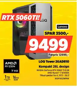Power Lenovo LOQ Tower 26ADR10 91DF002WMW tilbud