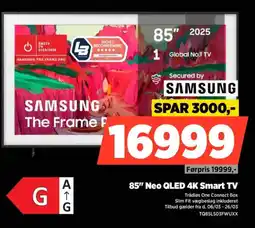 Power SAMSUNG 85" Neo QLED 4K Smart TV TQ85LS03FWUXX tilbud