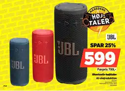 Power JBL Bluetooth-højttaler JBLGRIPBLK tilbud