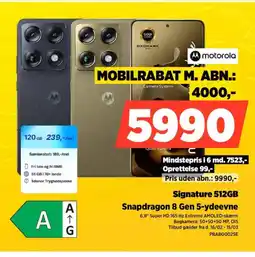 Power Motorola Signature 512GB PBAB0002SE tilbud
