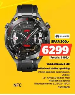 Power HUAWEI Watch Ultimate 2 LTE 55020GBB tilbud