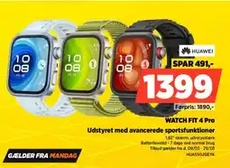 Power HUAWEI Watch fit 4 pro HUA55020EYK tilbud