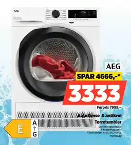 Power AEG Tørretumbler TS511P84P tilbud