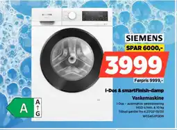 Power SIEMENS Vaskemaskine WG54G2FQDN tilbud