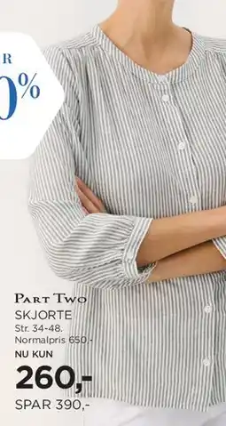 Salling Part Two skjorte tilbud