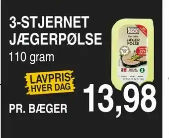 ABC Lavpris 3-stjernet jægerpølse tilbud