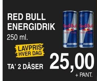 ABC Lavpris Red bull energidrik tilbud
