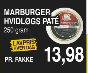ABC Lavpris Marburger hvidløgs paté tilbud