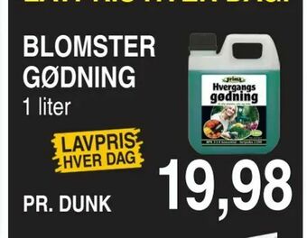 ABC Lavpris Blomster gødning tilbud