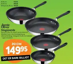 Din Isenkræmmer Jamie Oliver Stegepande 20 cm tilbud