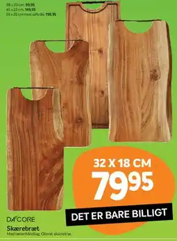 Din Isenkræmmer Skærebræt 32 x 18 cm tilbud