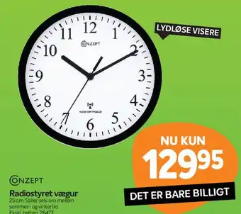 Din Isenkræmmer Radiostyret vægur tilbud