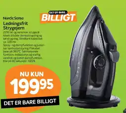 Din Isenkræmmer Ledningsfrit strygejern tilbud