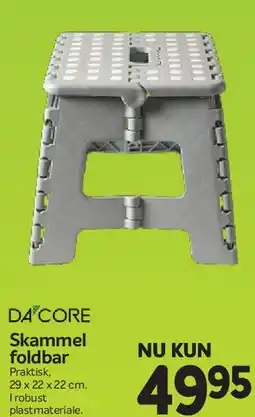 Din Isenkræmmer Skammel foldbar (lille) tilbud