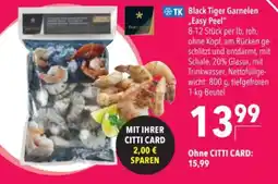 Citti Black Tiger Garnelen „Easy Peel" tilbud