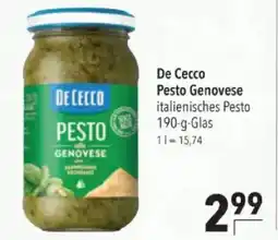 Citti De Cecco Pesto Genovese tilbud