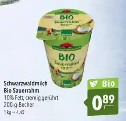 Citti Schwarzwaldmilch Bio Sauerrahm tilbud