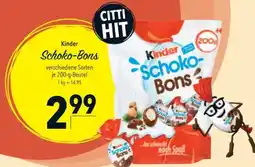Citti KINDER Schoko-bons tilbud