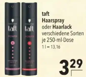 Citti TAFT Haarspray oder haarlack tilbud