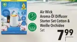 Citti AIR WICK Aroma-öl diffuser starter set cotton & weiße orchidee tilbud