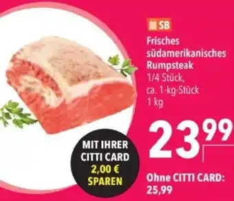 Citti Frisches südamerikanisches rumpsteak tilbud