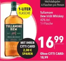 Citti TULLAMORE D.E.W Irish whiskey tilbud