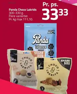 Fleggaard PANDA Choco lakrids tilbud