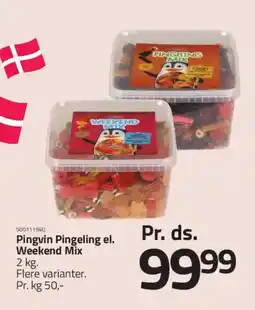 Fleggaard Pingvin pingeling el. weekend mix tilbud