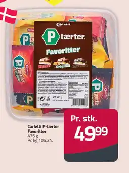 Fleggaard CARLETTI P-tærter favoritter tilbud