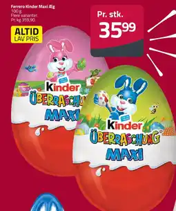 Fleggaard FERRERO KINDER Maxi æg tilbud