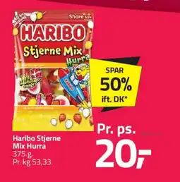 Fleggaard HARIBO Stjerne mix hurra tilbud