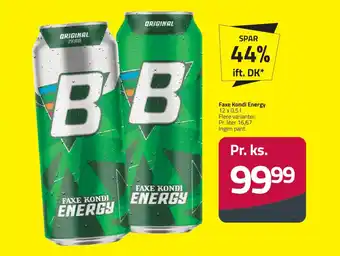 Fleggaard FAXE KONDI Energy tilbud