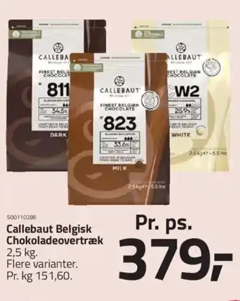 Fleggaard CALLEBAUT Belgisk chokoladeovertræk tilbud