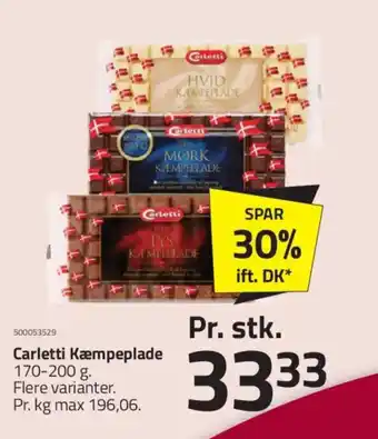 Fleggaard CARLETTI Kæmpeplade tilbud