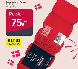 Fleggaard SÆBY Makrel i tomat tilbud