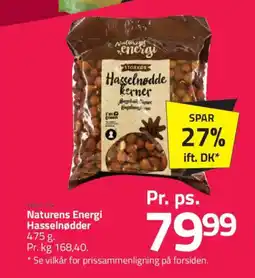 Fleggaard NATURENS ENERGI Hasselnødder tilbud