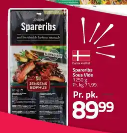 Fleggaard SPARERIBS Sous vibe tilbud