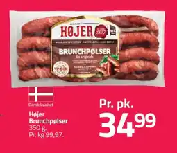 Fleggaard HØJER Brunchpølser tilbud