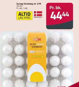 Fleggaard DANÆG Skrabeæg str. s/m tilbud