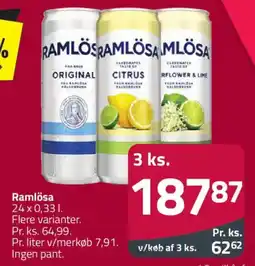 Fleggaard Ramlösa tilbud