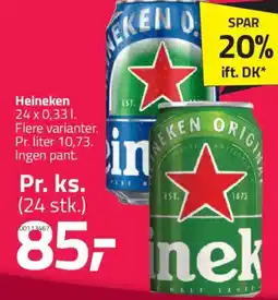 Fleggaard Heineken tilbud