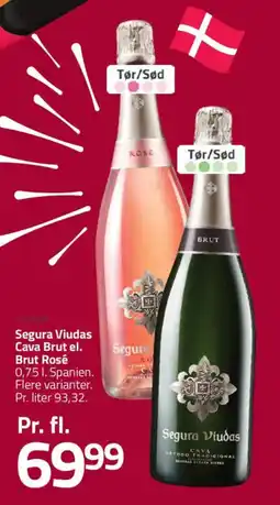 Fleggaard SEGURA VIUDAS Cava brut el. brut rosé tilbud