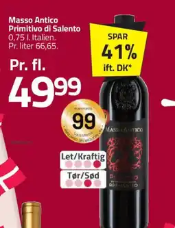 Fleggaard MASSO ANTICO Primitivo di salento tilbud