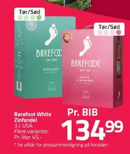 Fleggaard BAREFOOT White zinfandel tilbud