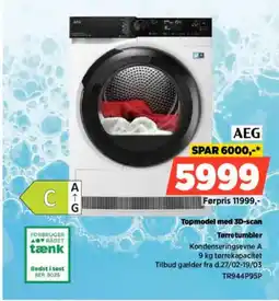Power AEG Tørretumbler TR944P95P tilbud