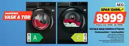Power AEG Vaskemaskine + tørretumbler tilbud