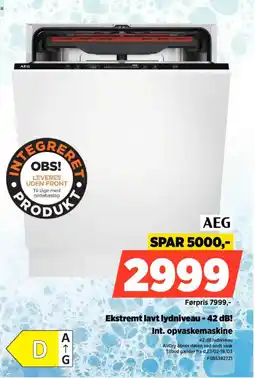 Power AEG Int. opvaskemaskine FSB53927Z1 tilbud
