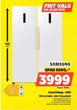 Power SAMSUNG 185 cm køle- eller fryseskab RR39C7EJ5WWEF/RZ32C7CDEWWEF tilbud